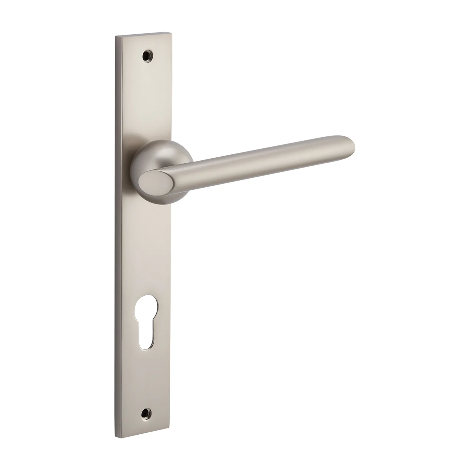 Bankston Sans Arc Futurismo Door Lever on Rectangular Backplate - Image 9
