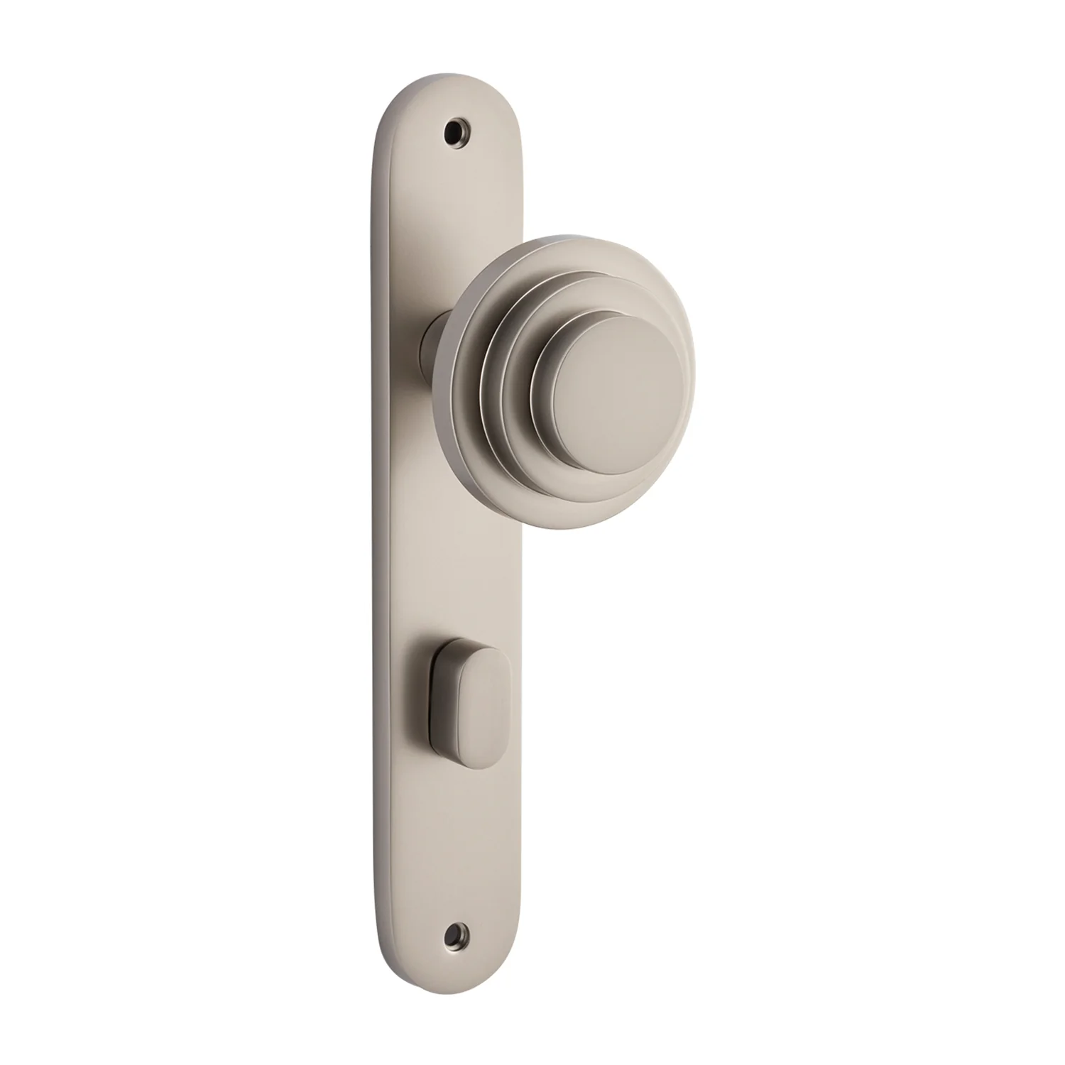 Bankston Sans Arc Zzzigurat Door Knob on Oval Backplate - Image 10