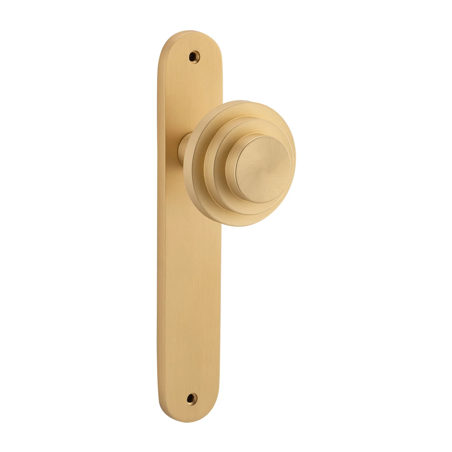 Bankston Sans Arc Zzzigurat Door Knob on Oval Backplate - Image 11