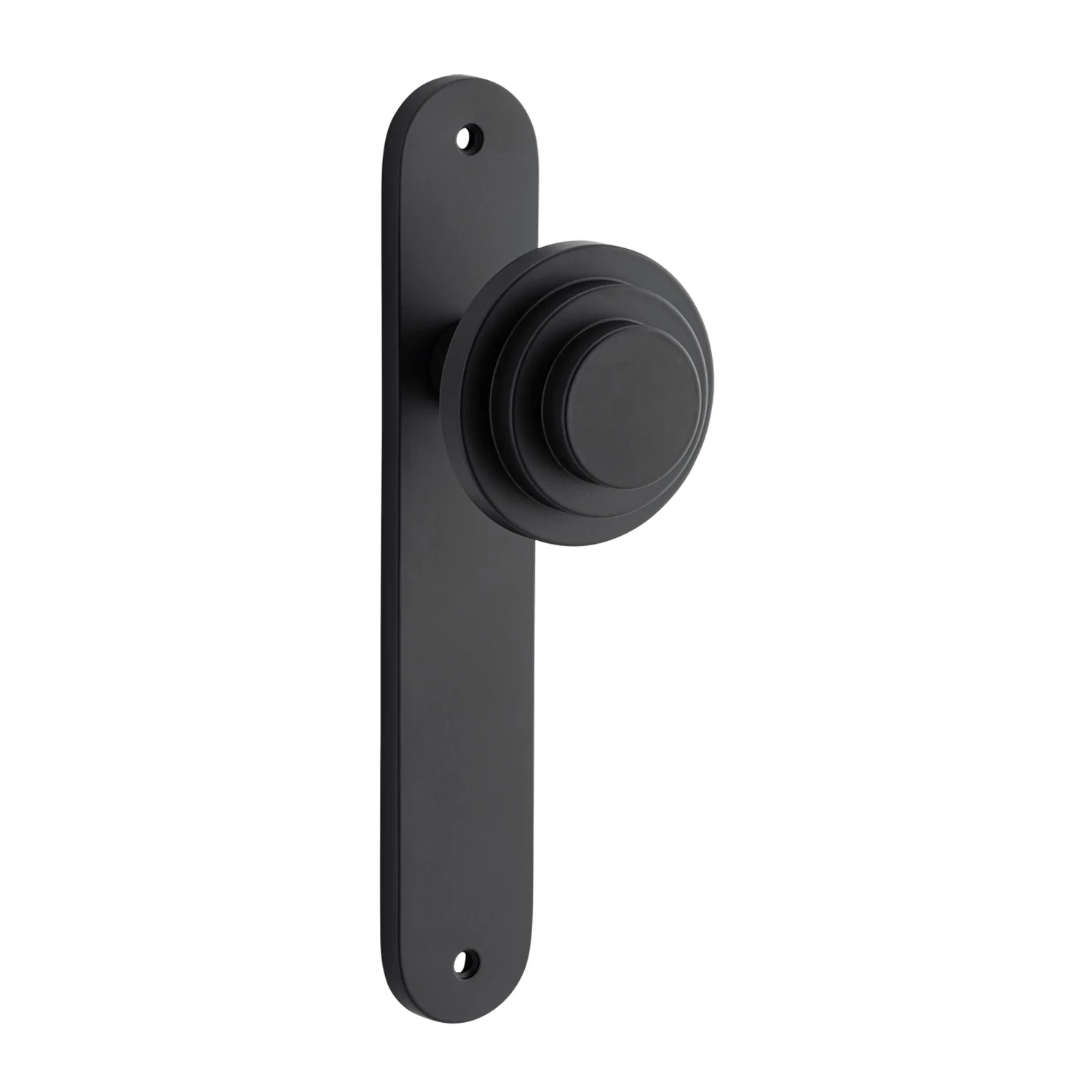 Bankston Sans Arc Zzzigurat Door Knob on Oval Backplate - Image 5