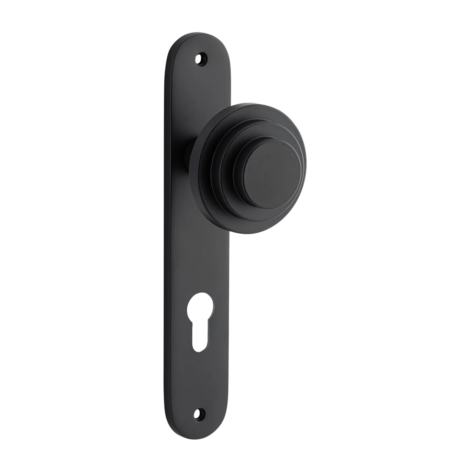 Bankston Sans Arc Zzzigurat Door Knob on Oval Backplate - Image 6