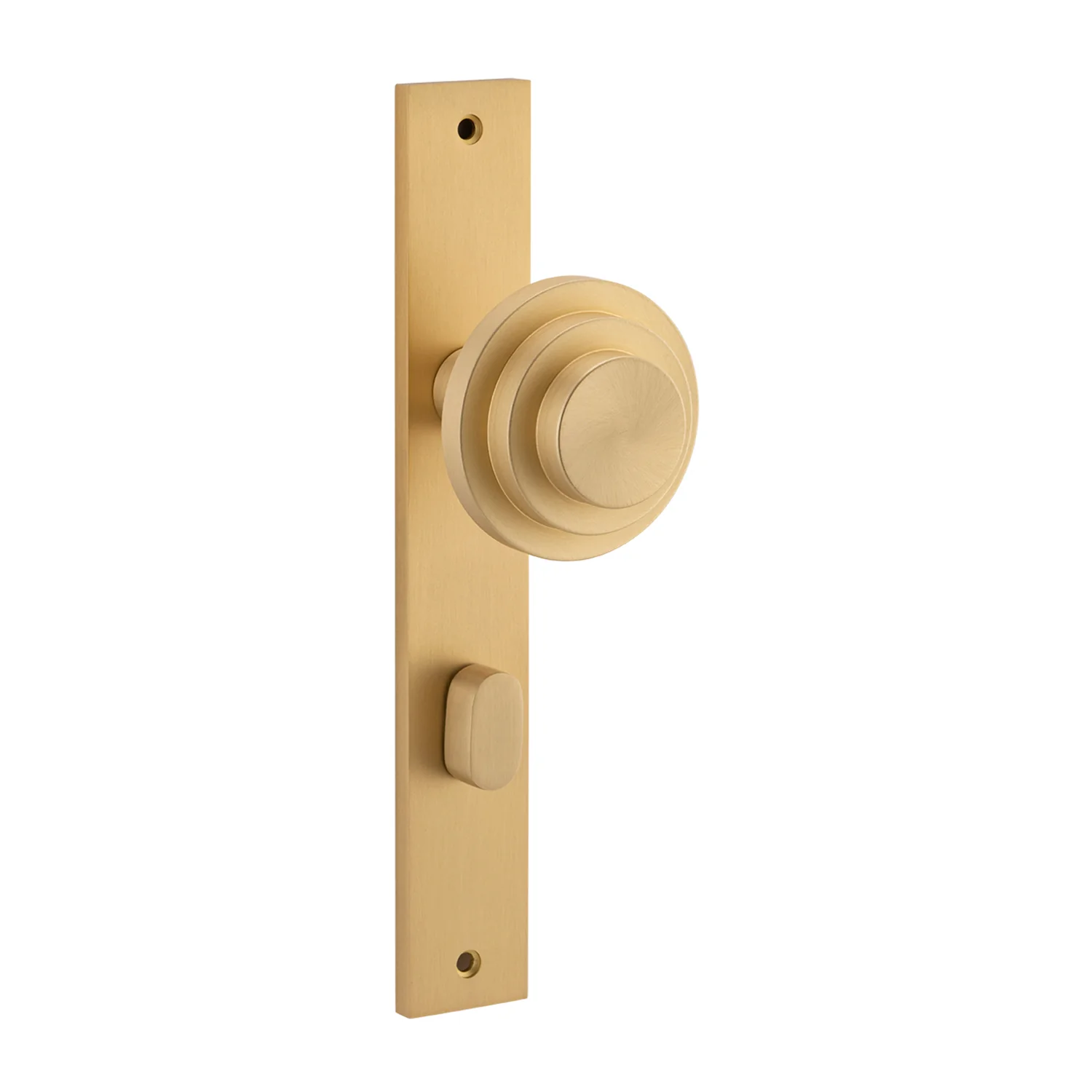 Bankston Sans Arc Zzzigurat Door Knob on Rectangular Backplate - Image 13