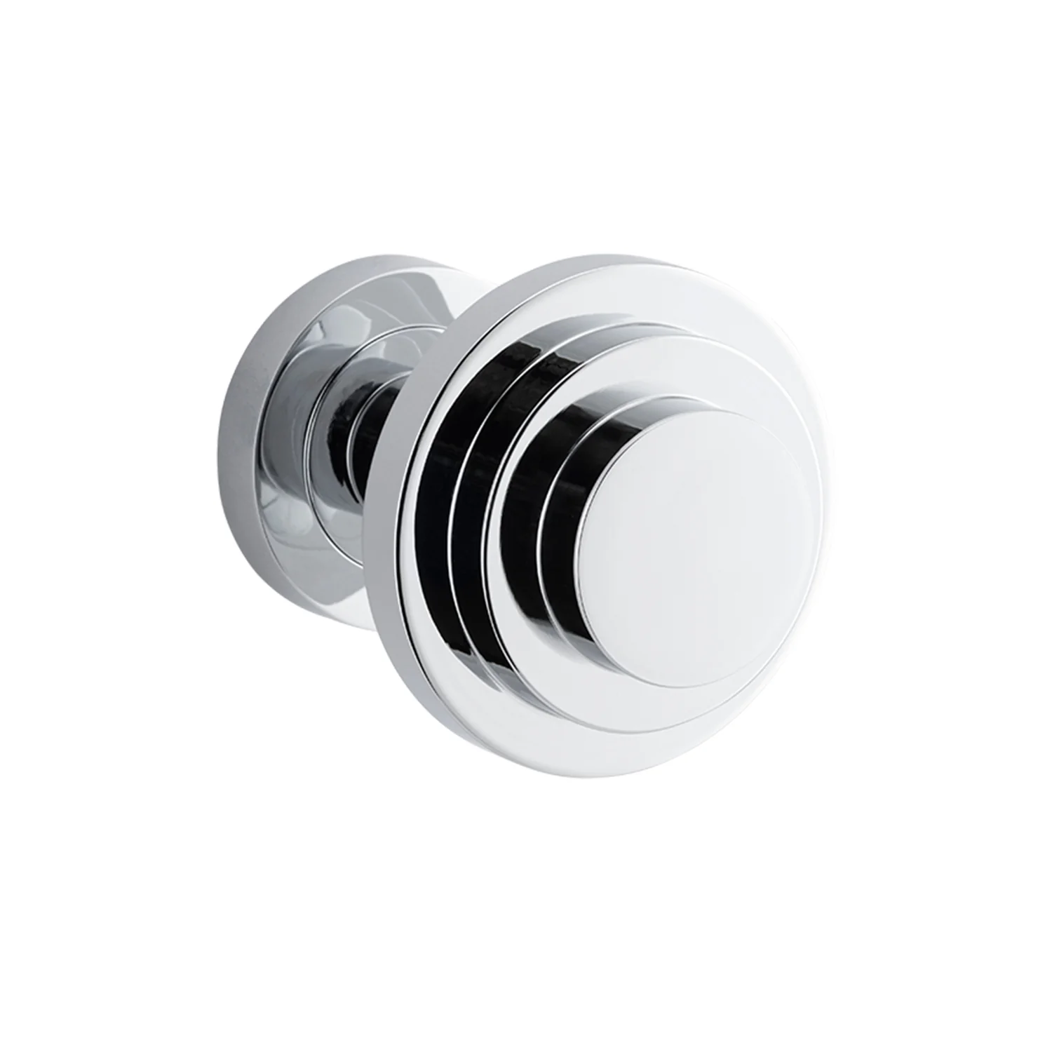 Bankston Sans Arc Zzzigurat Door Knob on Round Rose - Image 3