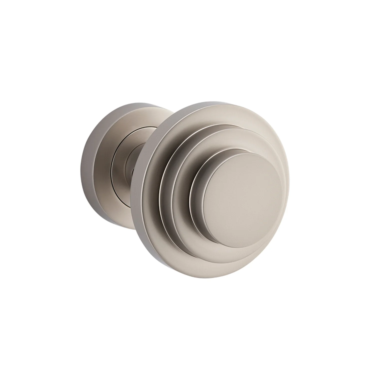Bankston Sans Arc Zzzigurat Door Knob on Round Rose - Image 5