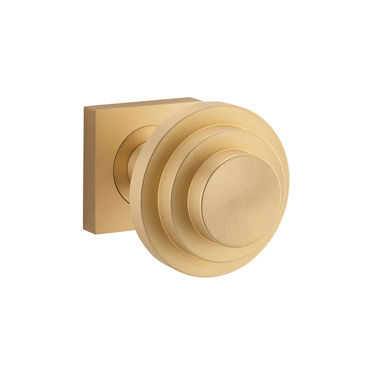Bankston Sans Arc Zzzigurat Door Knob on Square Rose - Image 4