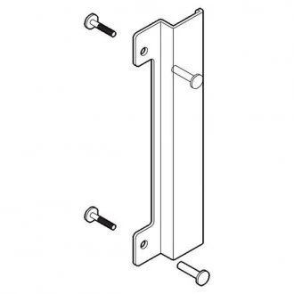 BDS Blocker Plate 09351189 275x80x2mm Mild Steel Shield Suits Electric Strike - Image 2