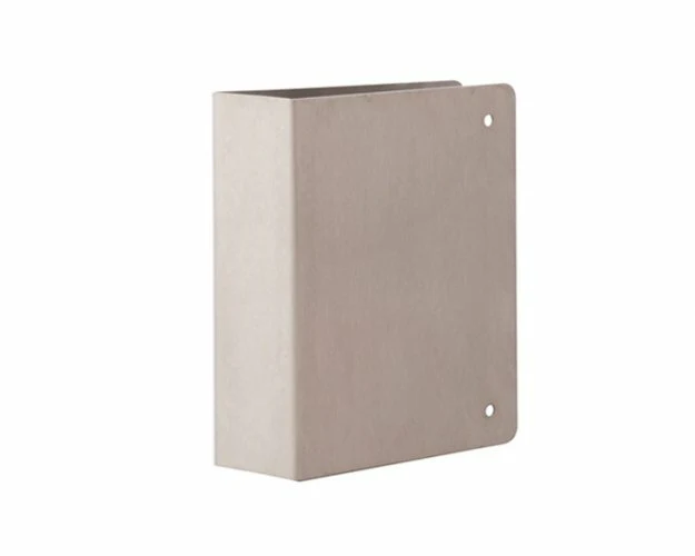 BDS Wrap Around Blank Plate 09351126 100x130mm 40mm Thick Doors Stainless Steel