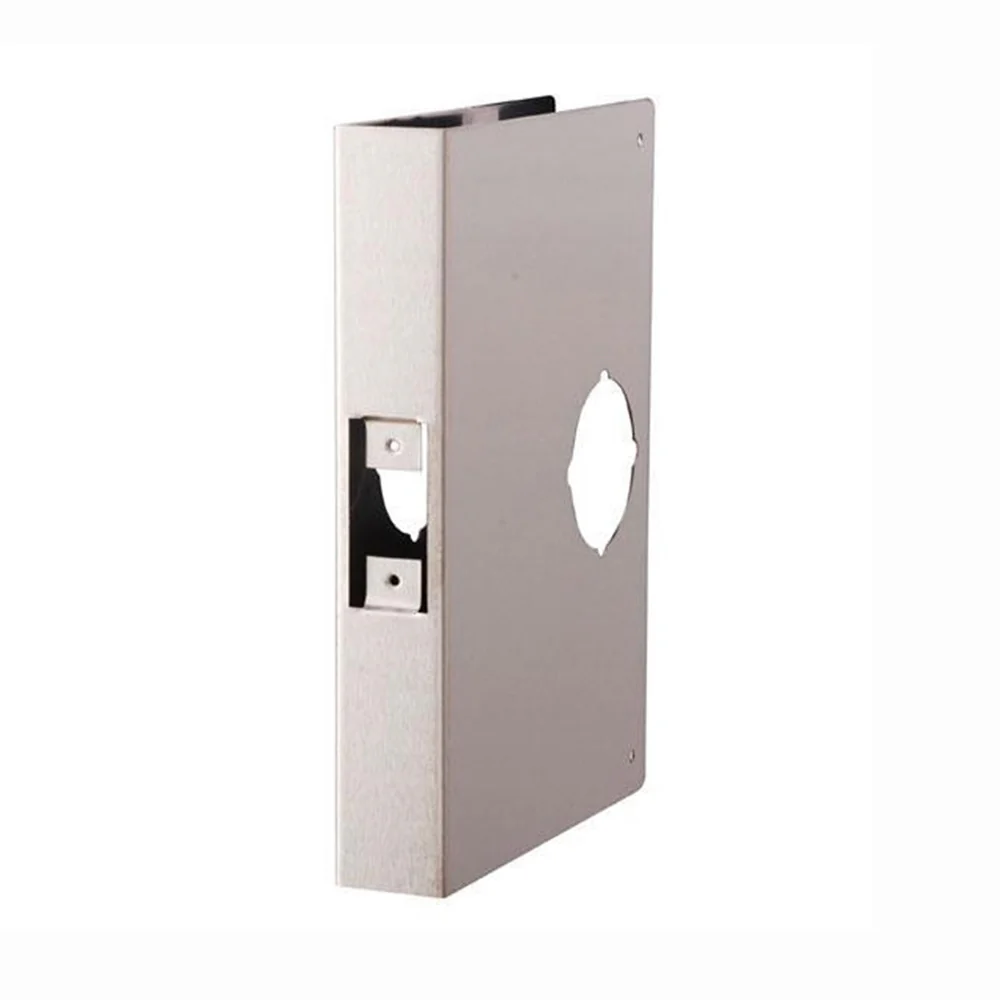 BDS Wrap Around Lockset Plate To Suit Entrance Set 127mm Backset Satin Stainless Steel 11351150