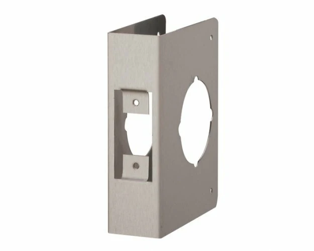 BDS Wrap Around Plate 09351127 130x110mm SSS 60mm Backset To Suit Deadbolt