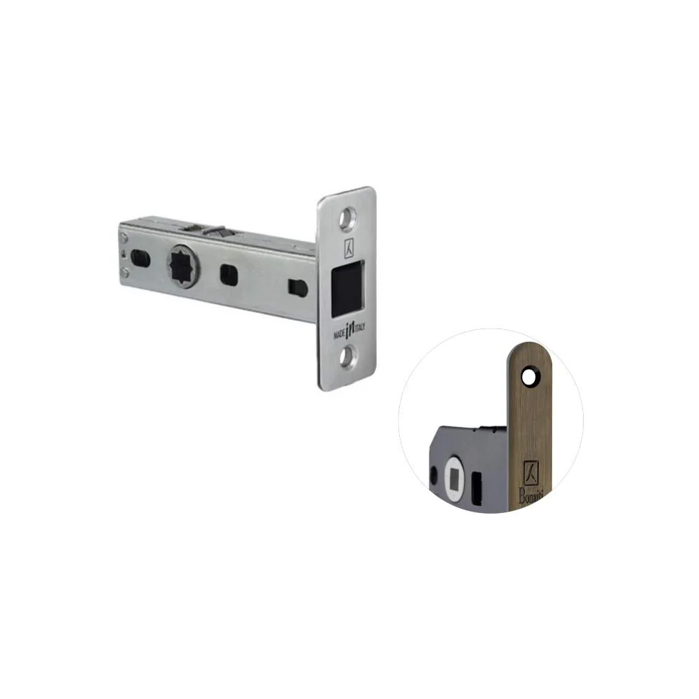 Bellevue Bonaiti Door Magnetic Passage Latch 60mm Backset - Available in Various Finishes - Image 4