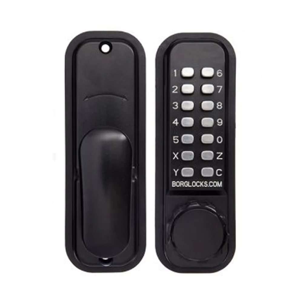 Borg Digital Lock Marine Grade Pro 2601 Knob 60mm Backset Black BL2601MGPROECP