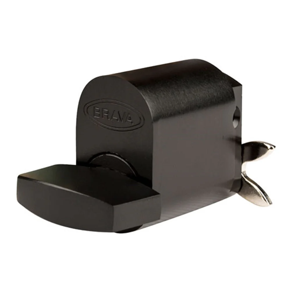 Brava Metro Door Lock Oval Turn Snib Cylinder Matt Black 5090MBLKCT
