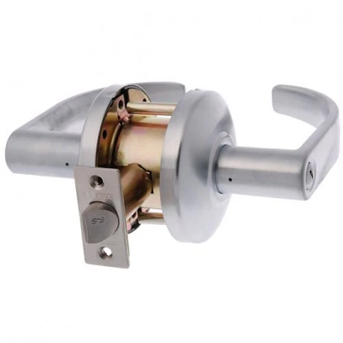 Brava Metro Privacy Lever Set Fire Rated 70mm Satin Chrome EV8030SC70