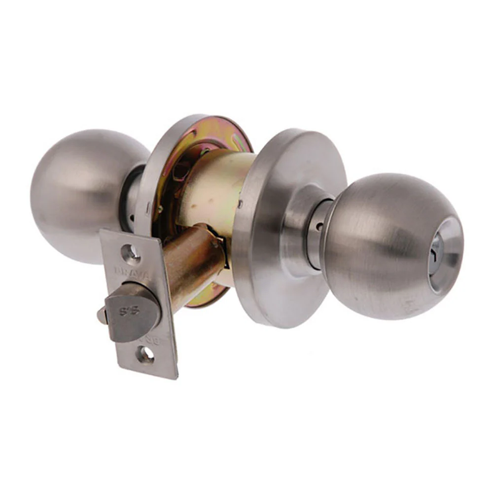 Brava Metro Storeroom Door Knob Set Keyed Alike 70mm Stainless Steel EA3062SS70