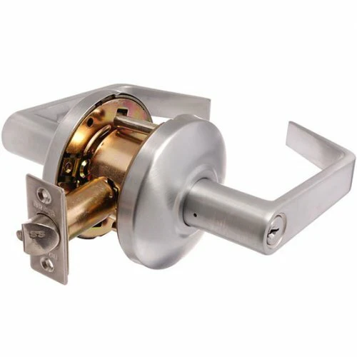Brava Metro Storeroom Lever Set Keyed To Differ 70mm Satin Chrome EV6062SC70