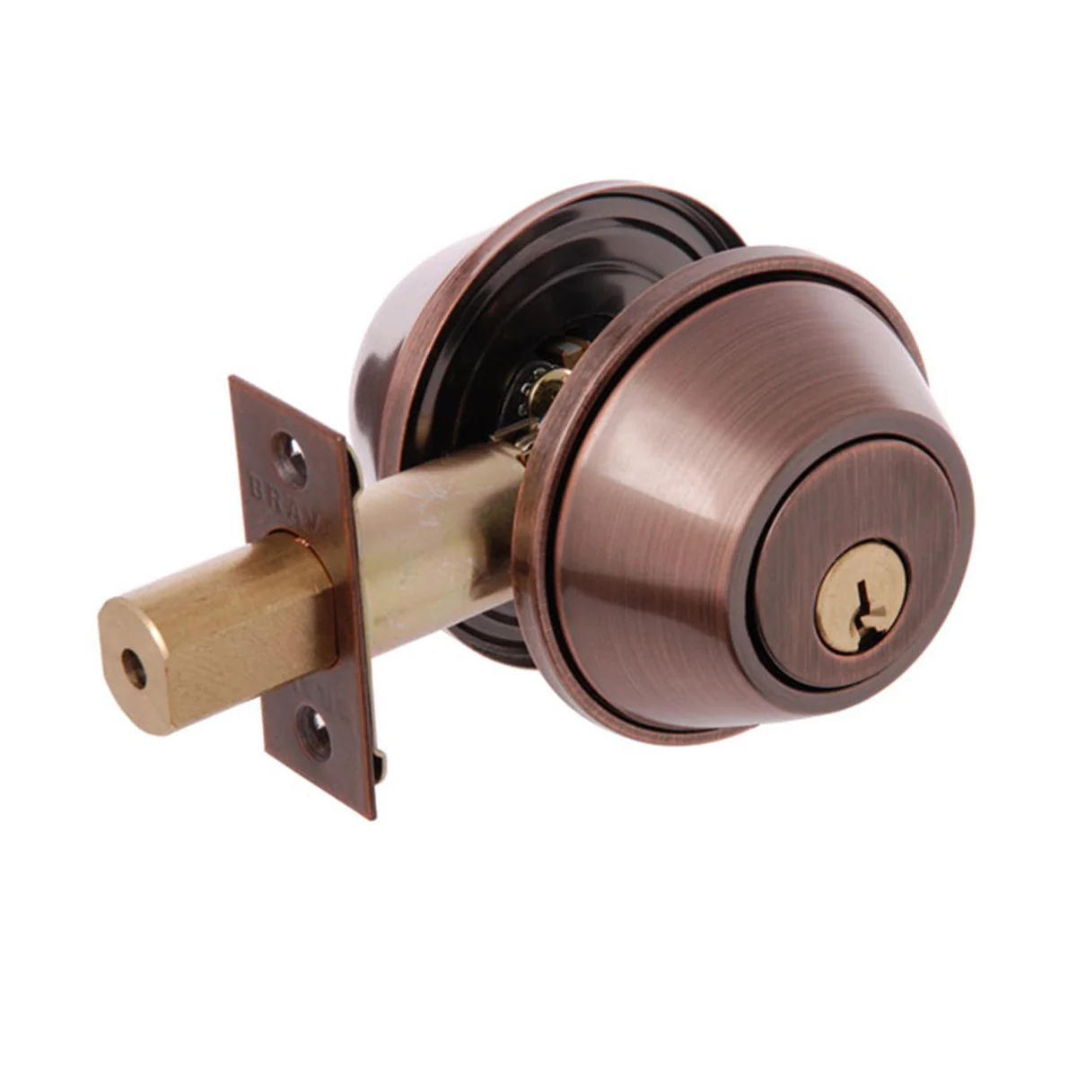 Brava Urban Deadbolt Double Cylinder 60/70mm Antique Copper D392DP