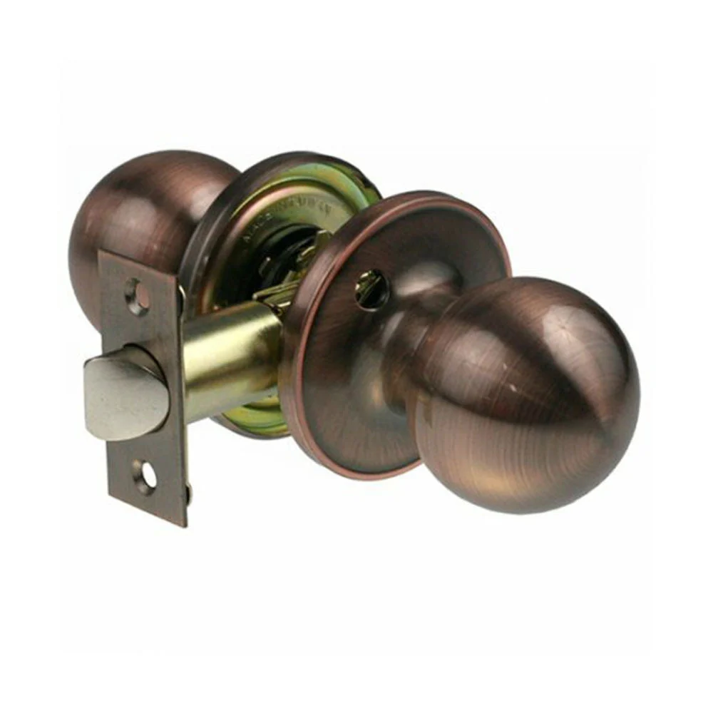 Brava Urban Door Knob Passage Set 60-70mm Antique Copper BRT3930B