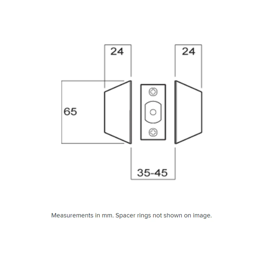 Brava Urban Heavy Duty Double Cylinder Deadbolt Satin Stainless Steel D362DP - Image 2