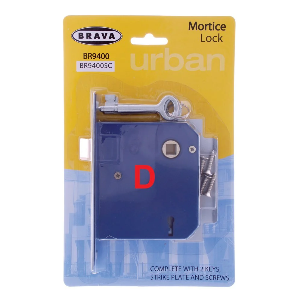 Brava Urban Mortice Door Lock 60mm Backset BR9400SC - Available in Various Key Groups - Image 6