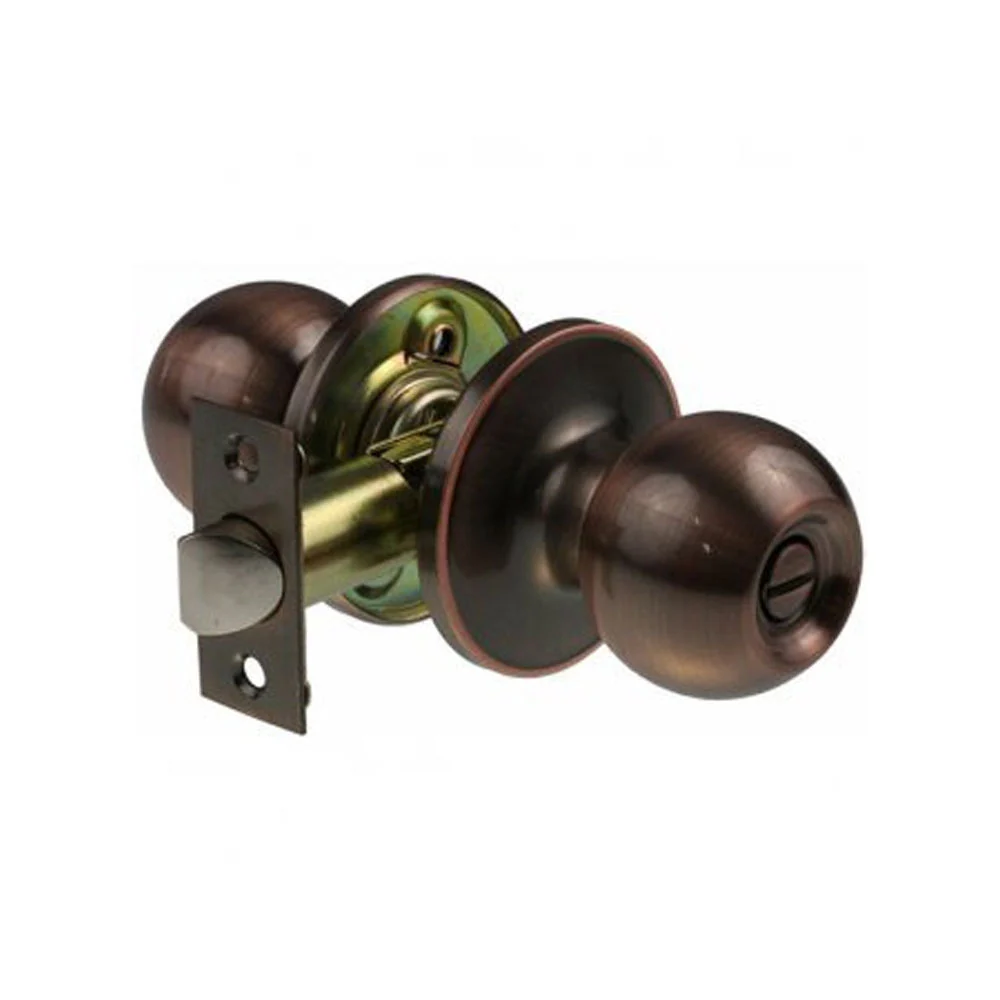 Brava Urban Privacy Knob Set Antique Copper BRT3910B