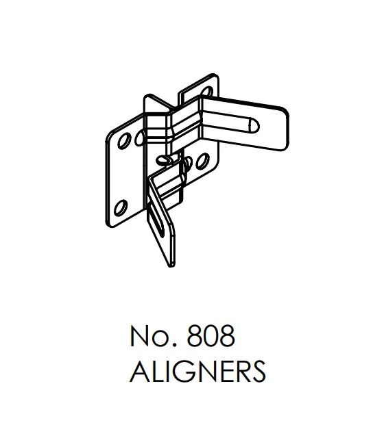 Brio Door Aligner 808 For Bifold 16KG Top Guided Interior Bi-Folding Panels