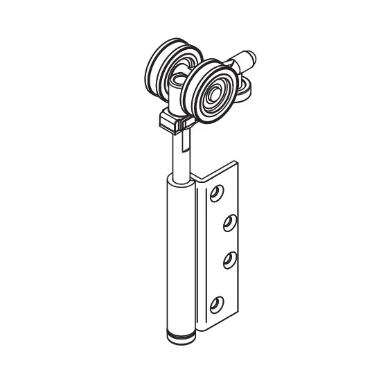 Brio End Hanger Set BWS2F-50S For Weatherfold 4s 50F Stainless Steel Bearing - Image 2
