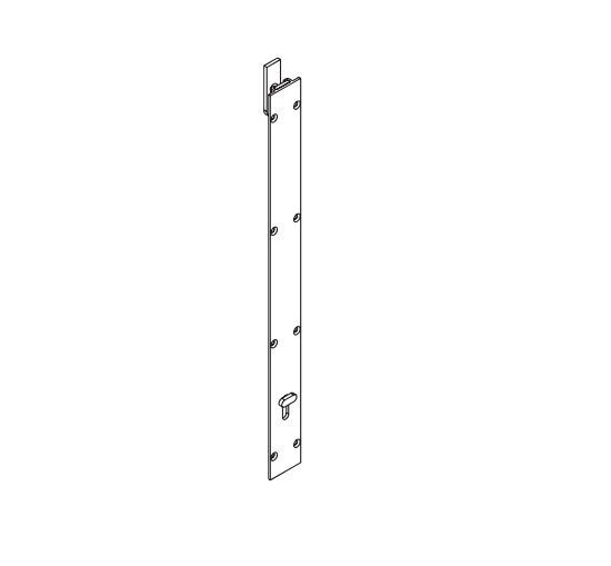 Brio Flush Bolt 456LNXSN-600 Square 600mm Necked Satin Nickel