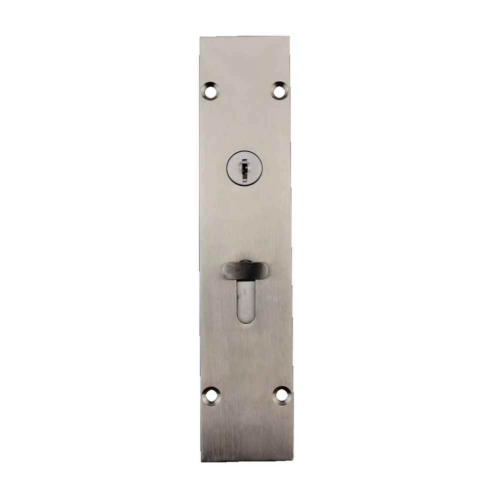 Brio Flush Bolt Square Lockable Satin Nickel 190mm 456ESN1