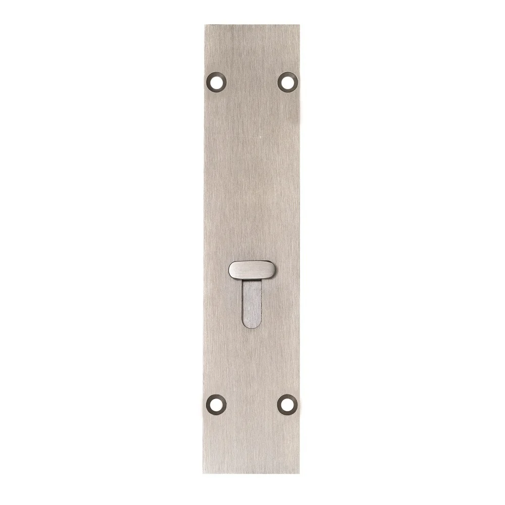 Brio Flush Bolt Square Satin Nickel 190mm 456SN