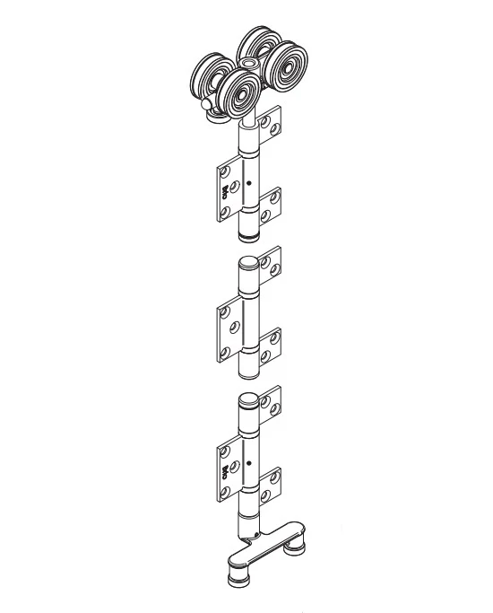 Brio Intermediate Hanger Set BWS4-100S For Weatherfold 4s 100KG SS Bearing