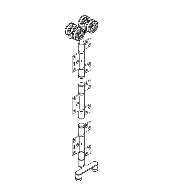 Brio Intermediate Hanger Set BWS4-50C For 25KG Interfold Chrome Steel Bearing