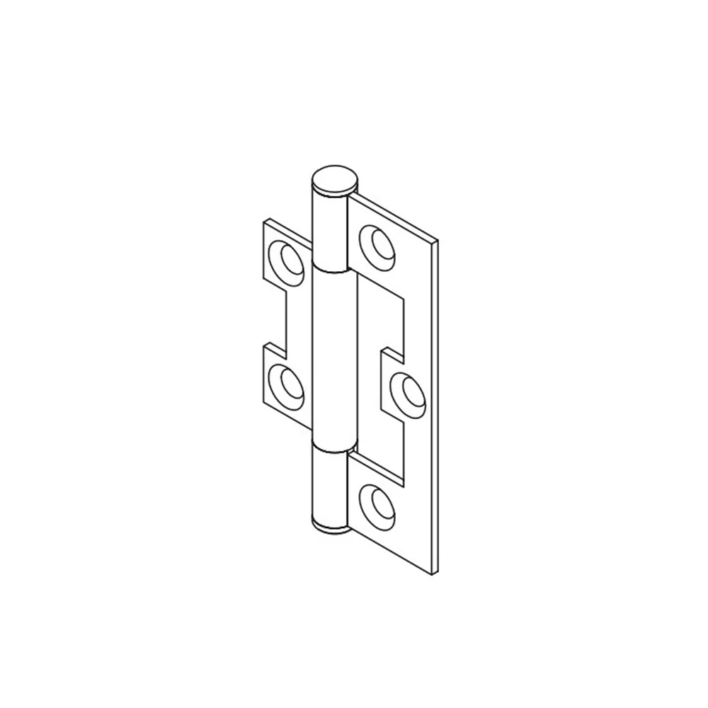 Brio Non Mortice Stainless Steel Hinge 282SS For Top Hung Interior Folding Panel
