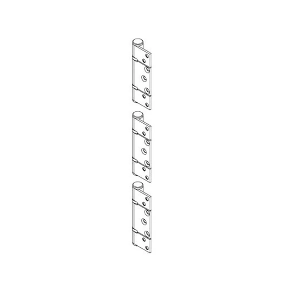 Brio Offset Hinge Set Inward Opening Non Morticed Polished Brass BW6-100HPB