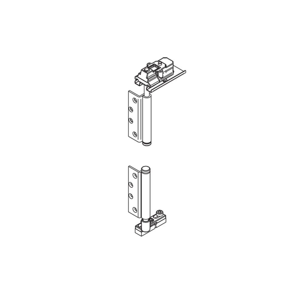 Brio Pivot Set For Weather Fold 4s 50KG and 100KG Satin Stainless Steel - Image 3