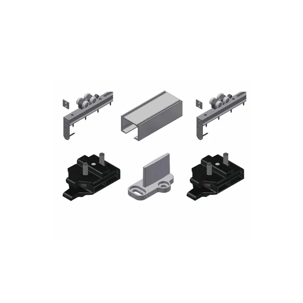 Brio Quick Run 120 Kit Set with Zero Clearance Door Hanger and Clip Stops