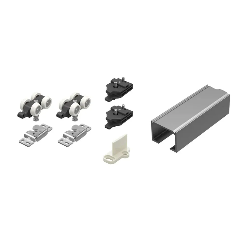Brio Quick Run 120 Surface Mount Sliding Door Track Set - Available in Various Sizes - Image 3