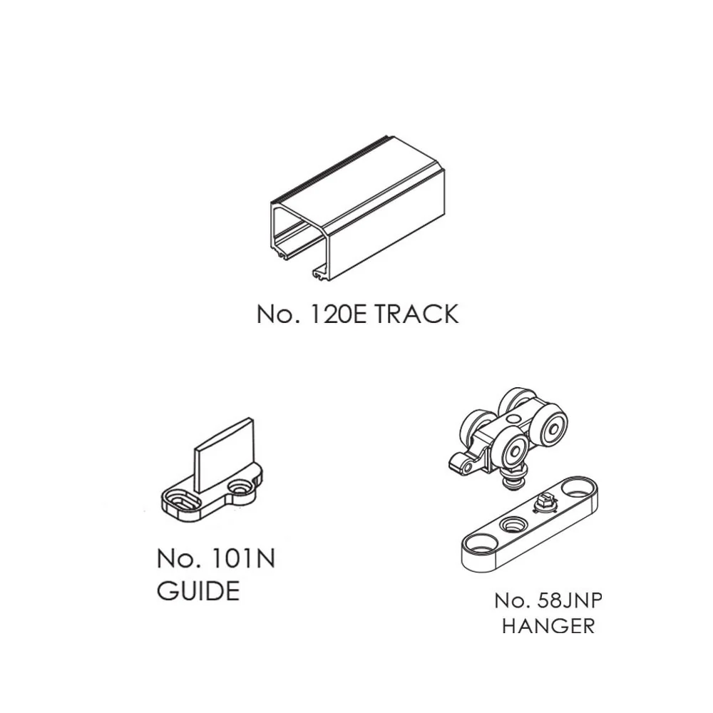 Brio Quick Run 120 Top Track 3000mm Ceiling Mount Kit BROQR120KIT2 - Image 2
