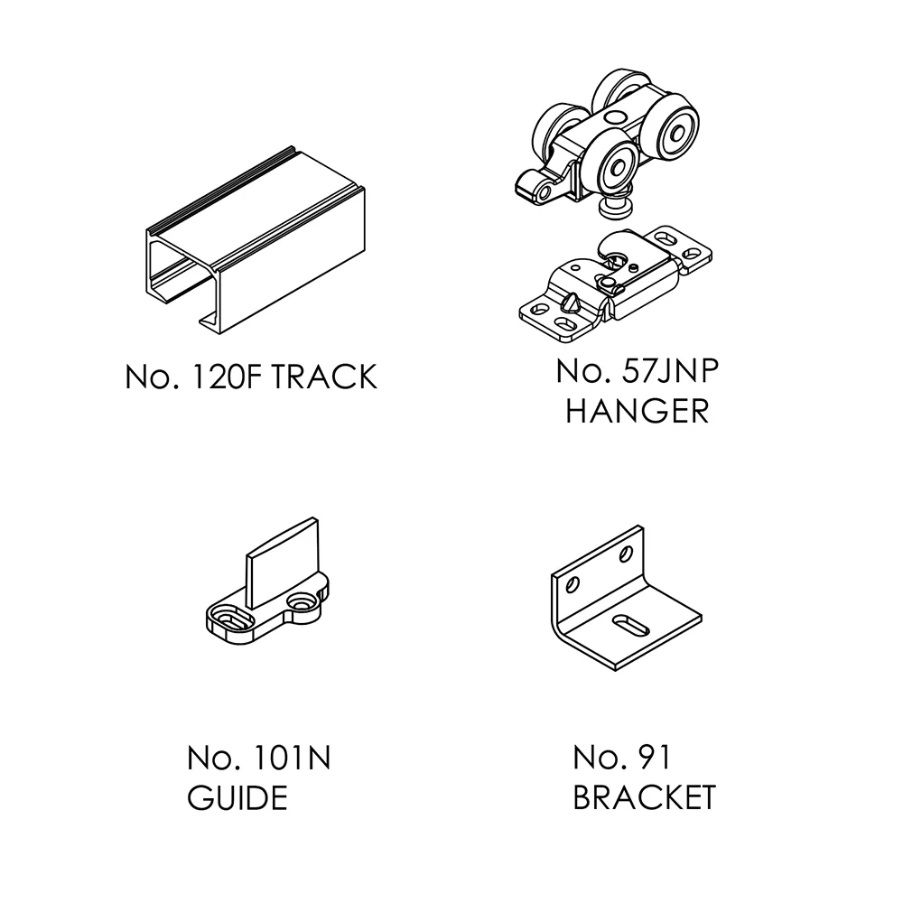 Brio Quick Run 120 Top Track 3000mm Surface Mount Kit QR120KIT1 - Image 2