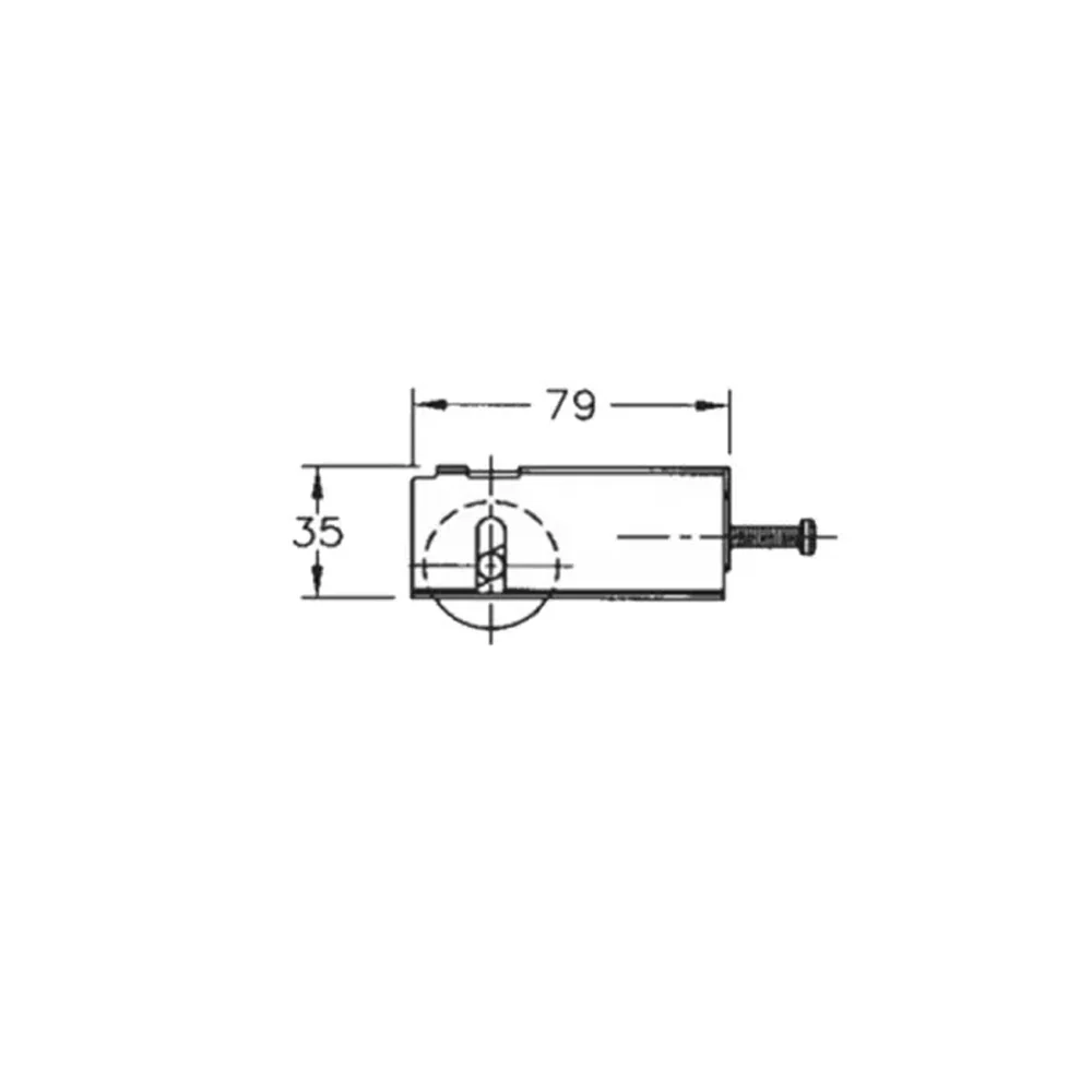 Brio Single Wheel Adjustable Roller for Timberoll 170KG Bottom Panels Stainless Steel 913SBA - Image 2
