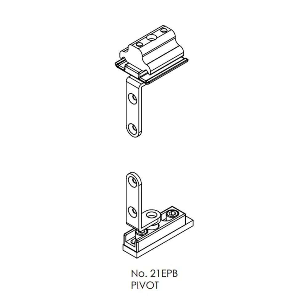Brio Top and Bottom Pivot Set Top Hung Folding Panels 25kg - Available in Various Function - Image 3