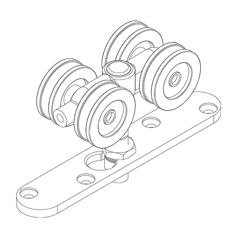 Brio Type 57 Nylon Hanger For Single Run 180KG Metal Panels - Available in Various Functions - Image 3