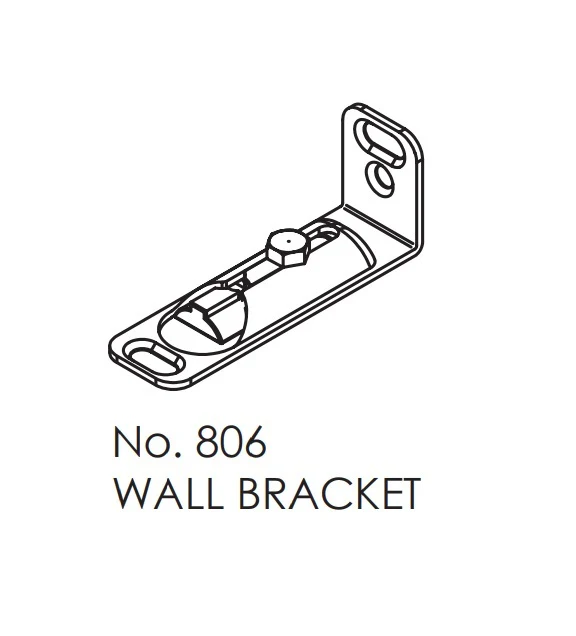 Brio Wall Bracket 806 For Multifold 30KG Top Hung Interior Folding Partitions