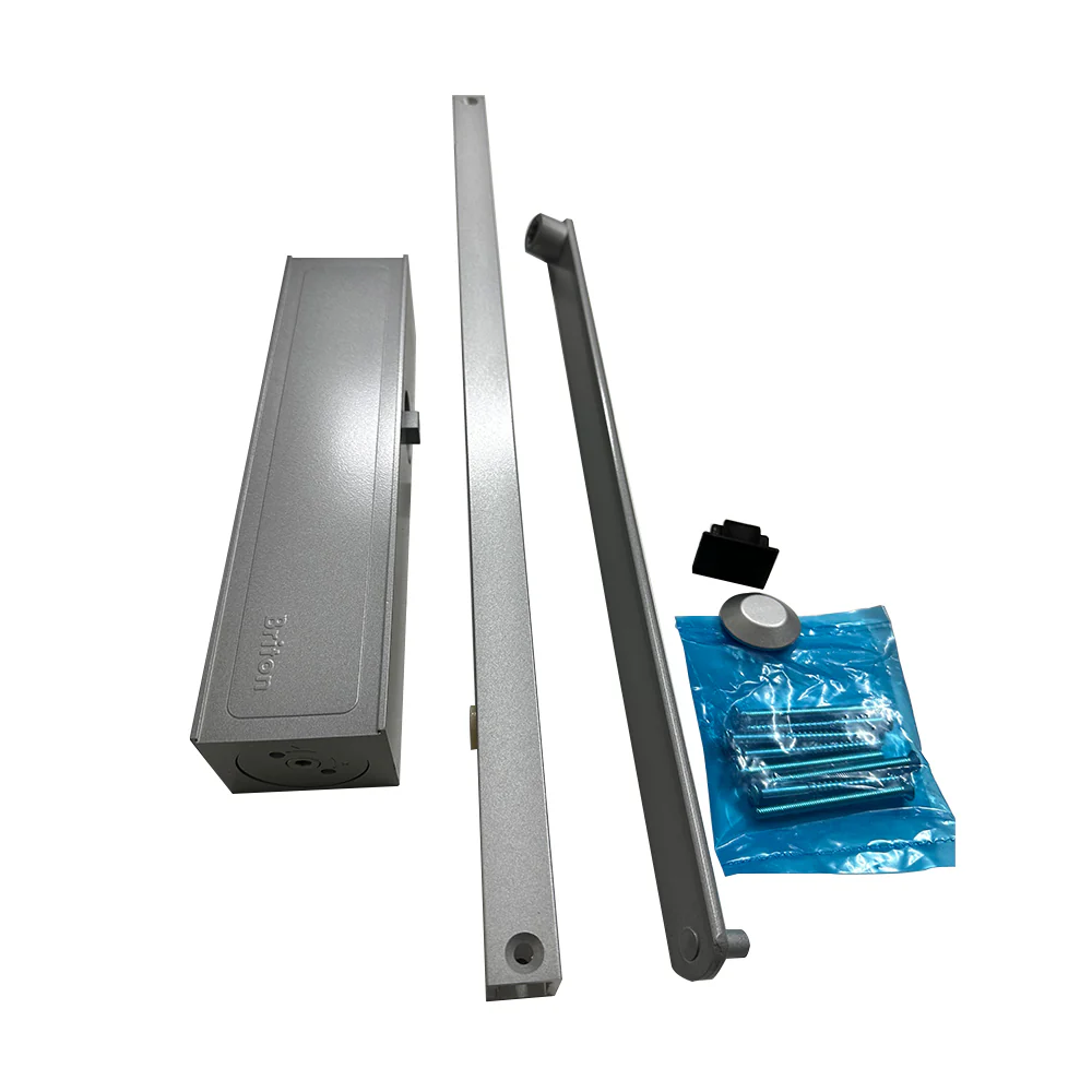 Briton EN1-4 Adjustable Track Arm Closer Back Check Fire Rated Silver BNT-1130B-T-SE - Image 3