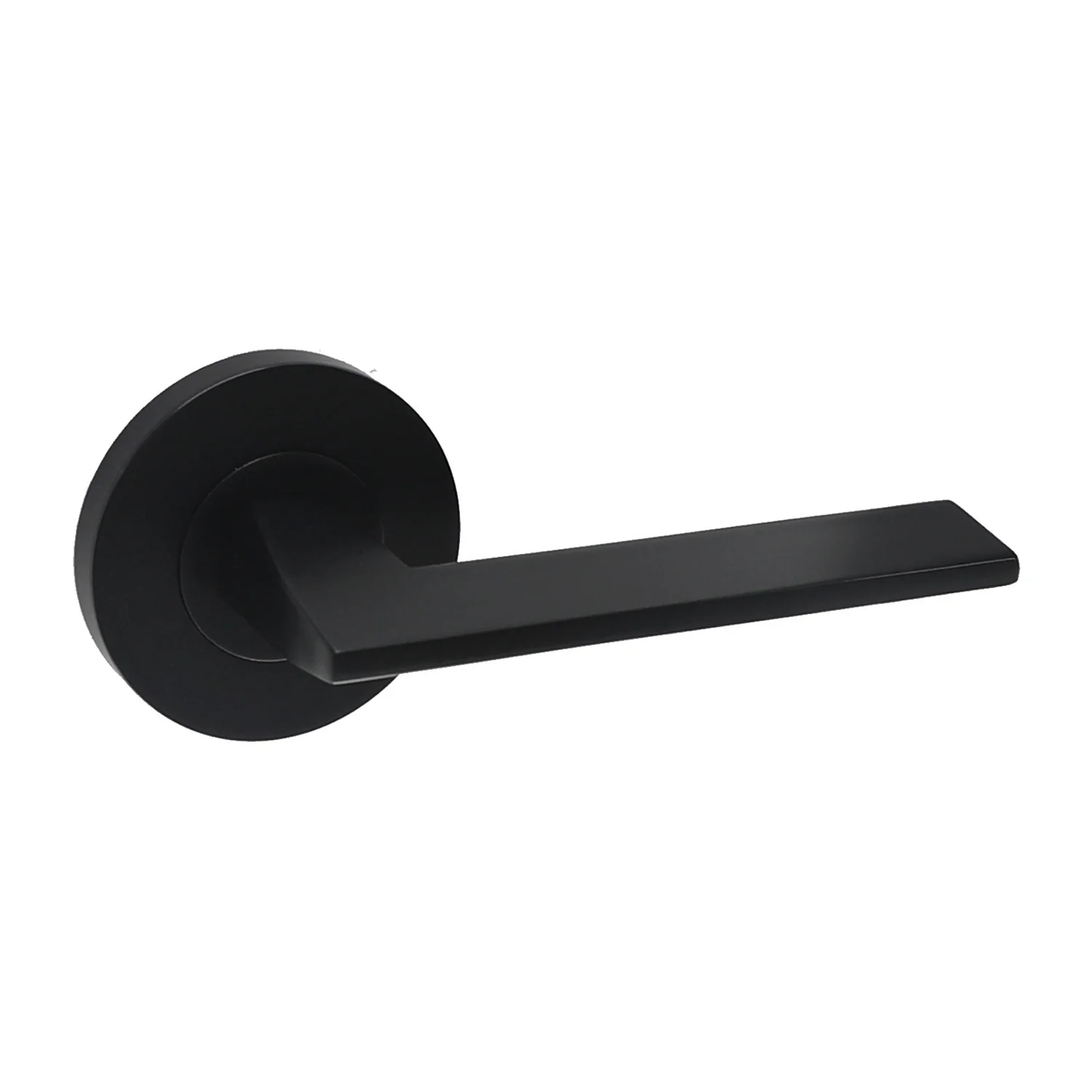 Builders Choice Door Lever on Round Rose 63mm - Available in Various Finishes - Image 4