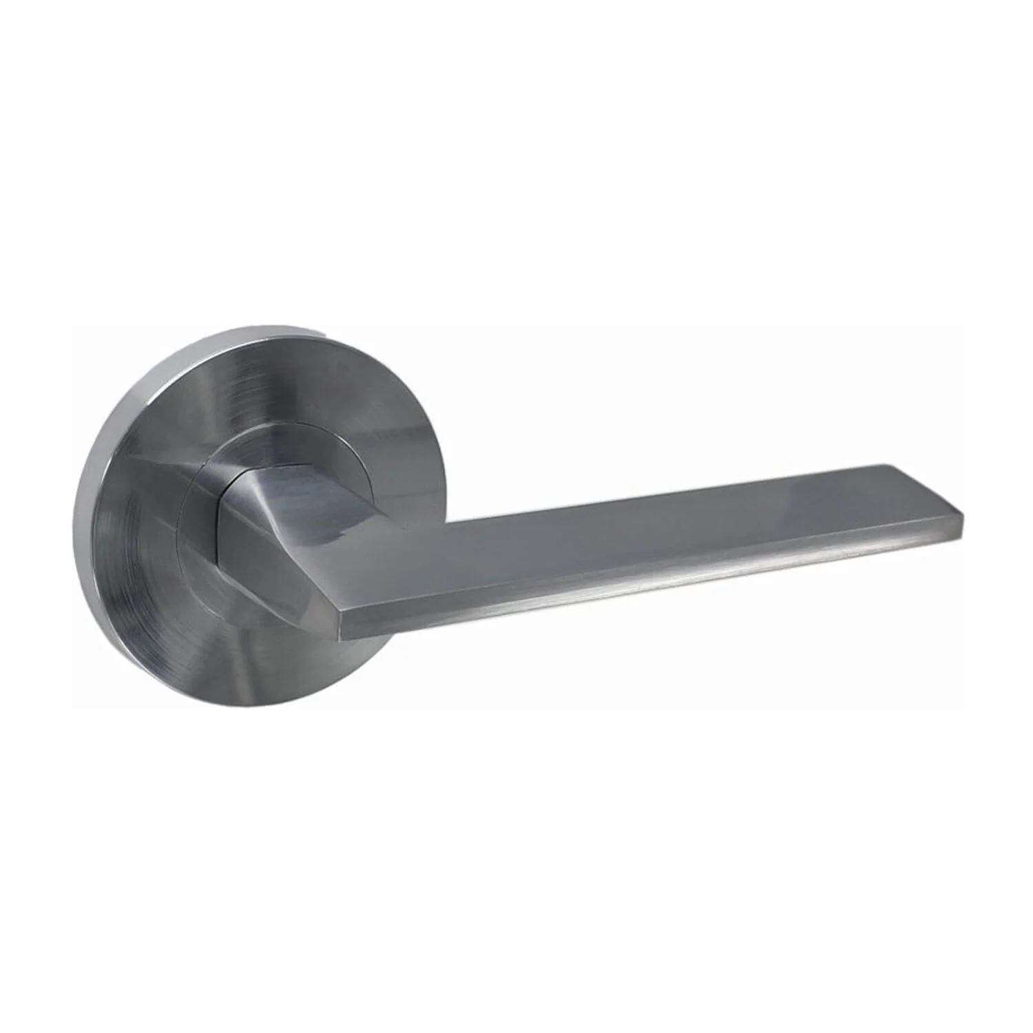 Builders Choice Door Lever on Round Rose 63mm - Available in Various Finishes - Image 5