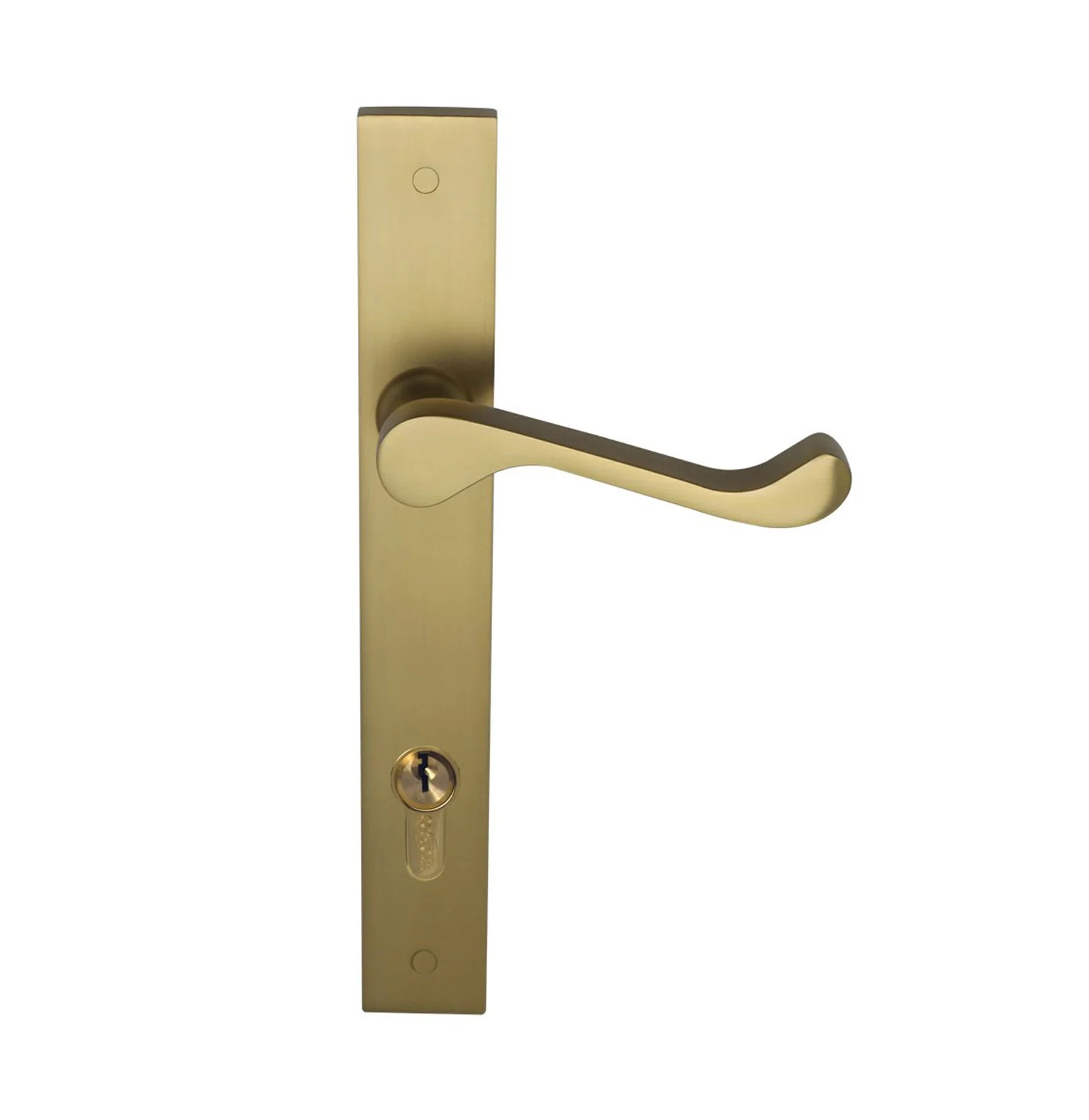 Builders Choice in Long Plate Classic Timeless Design Satin Brass - Available in Various Function - Image 2