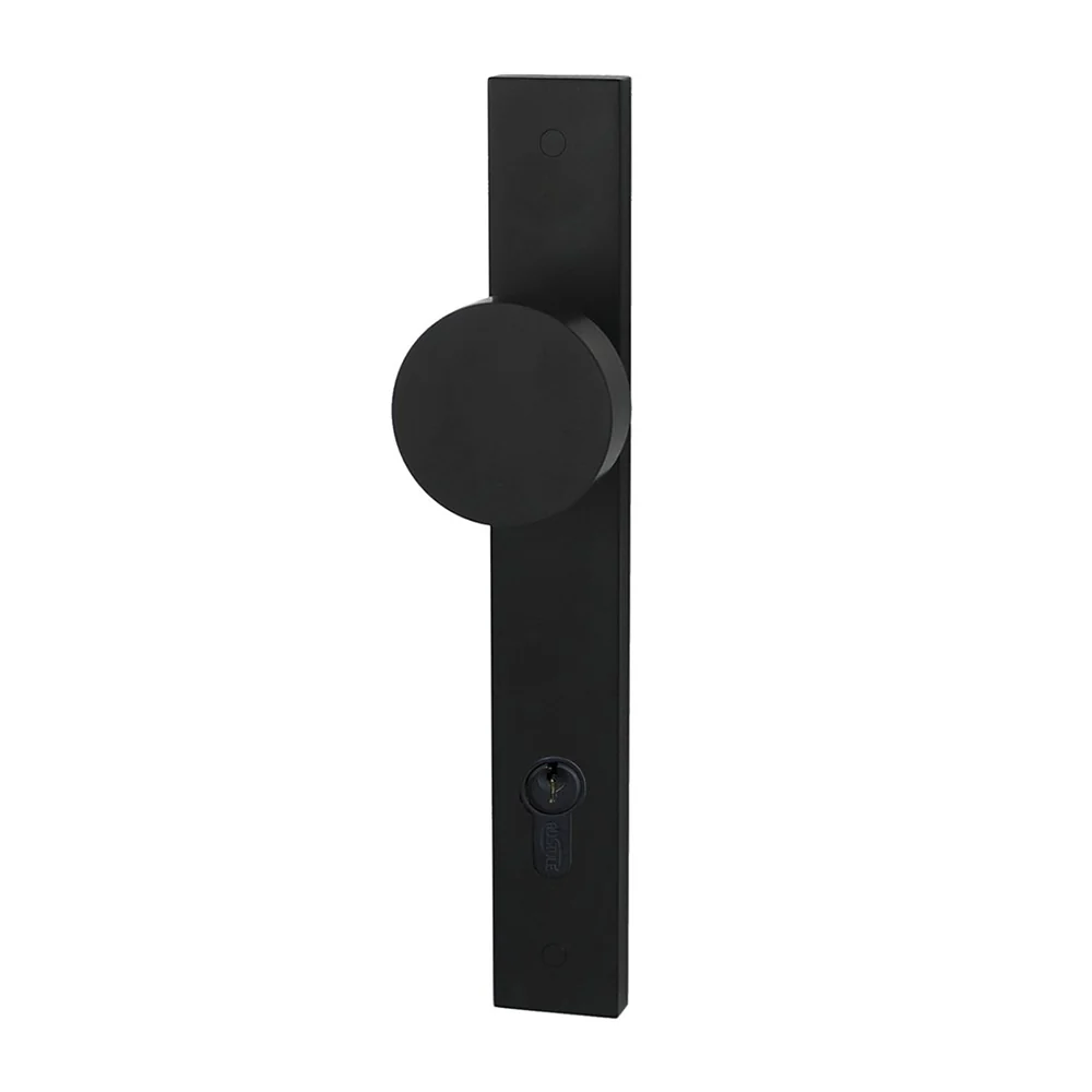 Builders Choice Long Plate Flat Face Knob 225mm Black - Available in Various Functions - Image 3