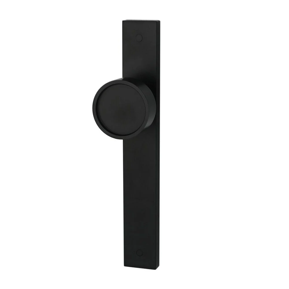 Builders Choice Long Plate Recessed Face Knob Black - Available in Various Functions - Image 2