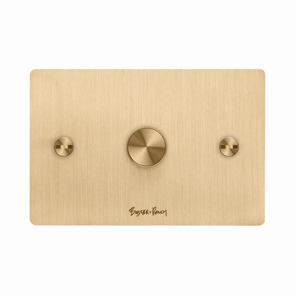 Buster and Punch 1G Dimmer Switch Diamond Cut Knurled Knob - Available in Various Finishes - Image 3