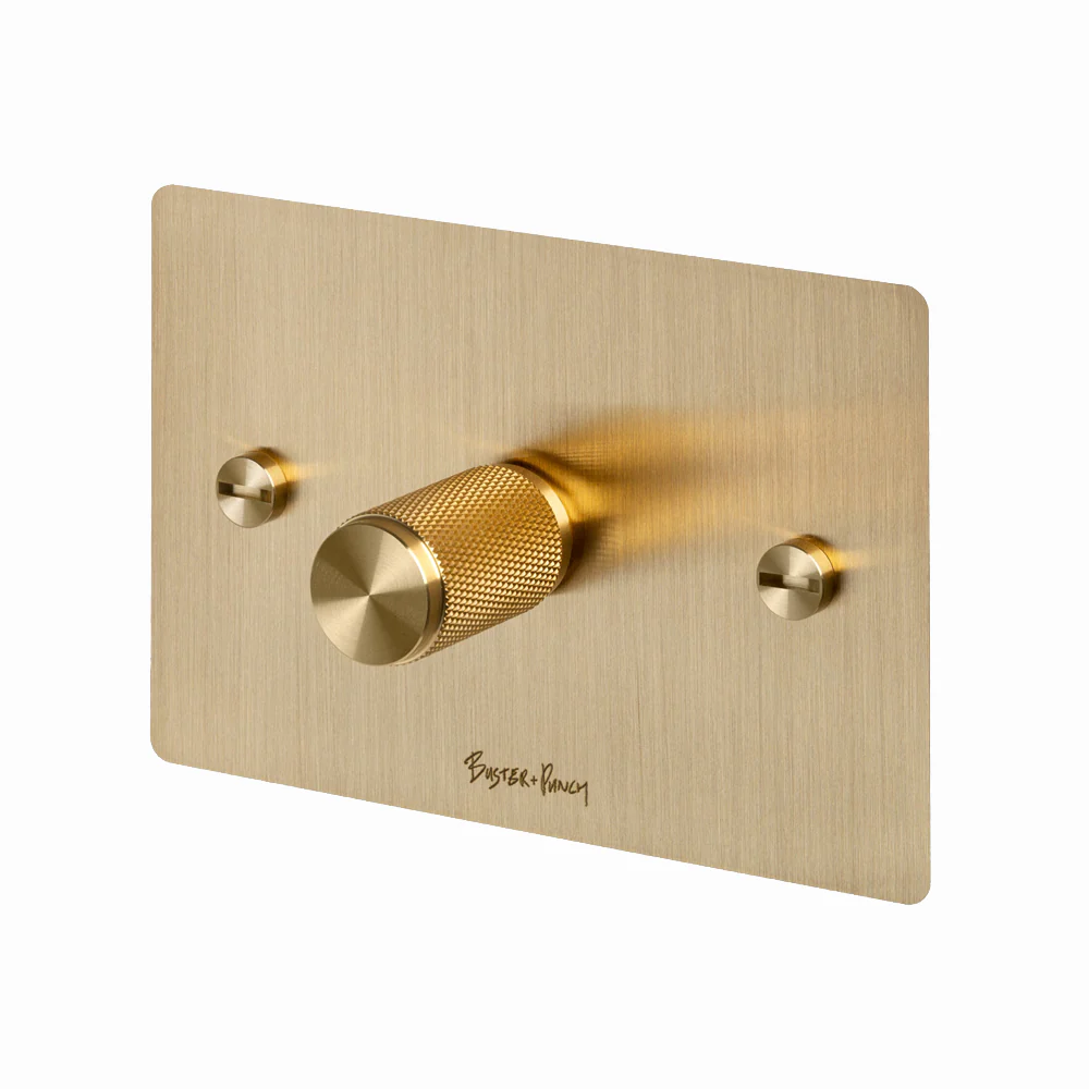 Buster and Punch 1G Dimmer Switch Diamond Cut Knurled Knob - Available in Various Finishes - Image 4